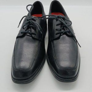 Rockport Slayter Apron Toe CH3731 Mens 8.5 Black Leather Tie Shoes
